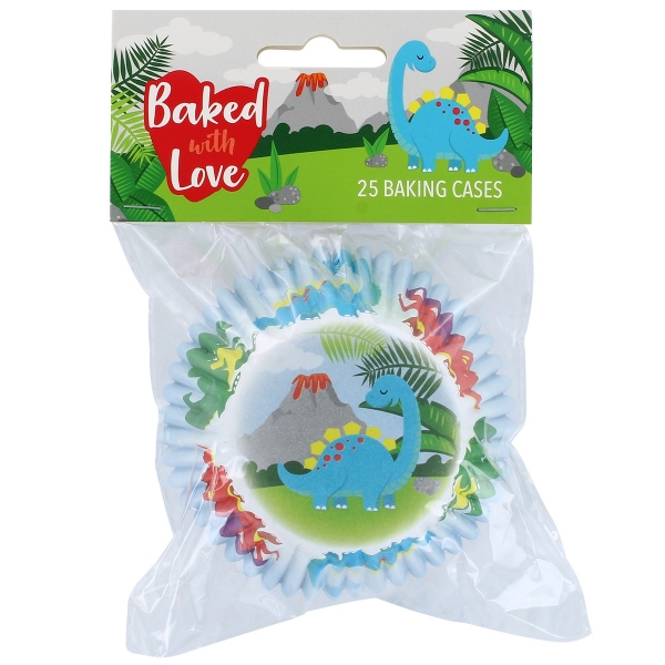 Cupcake Baking Cases - Dinosaur